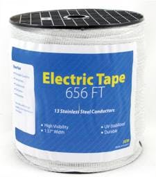 1.57" Electric Tape Fence - 660', Black