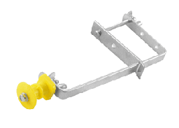 Zareba Extension Bracket Insulator - Yellow, Pack 8