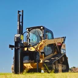 Kencove PD100HSS Post Driver - Hydraulic, Skid-Steer