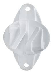 Nail-On Claw Insulator Old Style - White, Pack 25